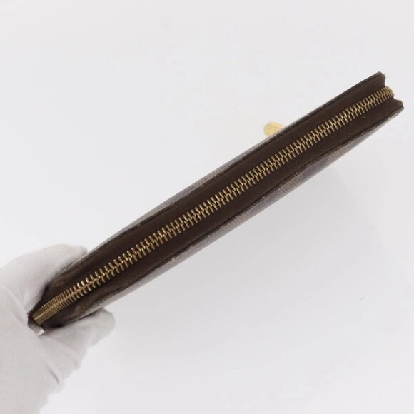 Authentic LOUIS VUITTON Damier Ebene Zippy Wallet bst336-120225 - Picture 3 of 16